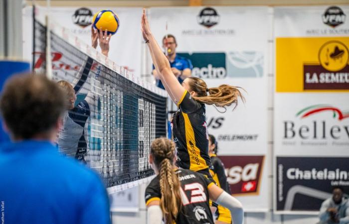 El voleibol de Franches-Montagnes deja escapar un partido loco