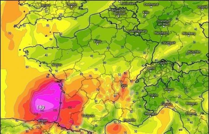 Ráfagas de 130 km/h, lluvias intensas: el ex huracán Kirk azotará Francia desde