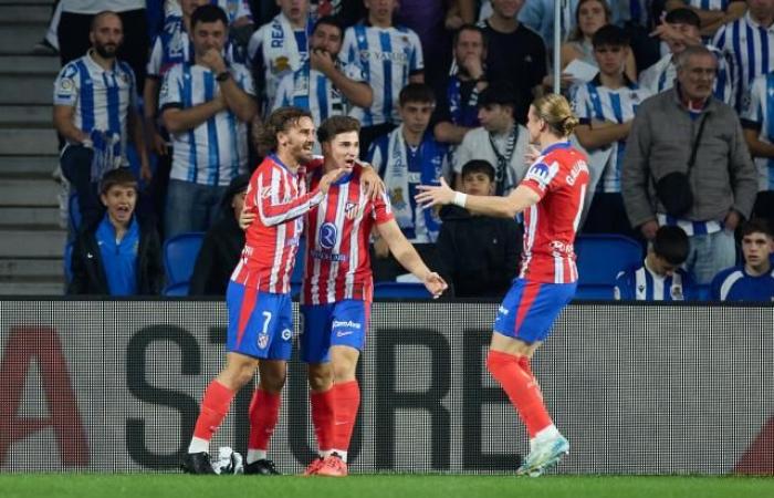 Atrapado por la Real Sociedad, el Atlético de Madrid aún sube al podio de La Liga