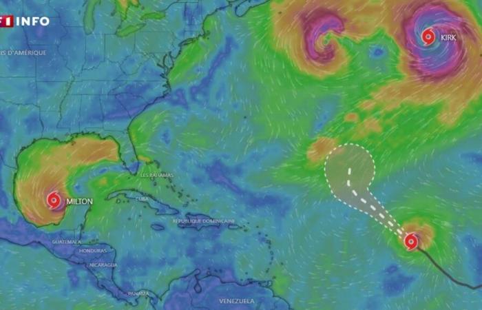 Tres huracanes activos en el Atlántico norte, “la primera vez en la historia en el mes de octubre”