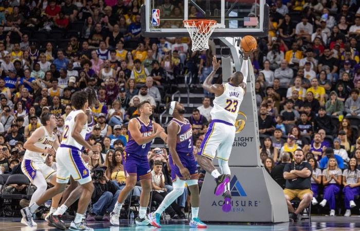 LeBron y Bronny James hacen historia en la NBA y juegan juntos por primera vez