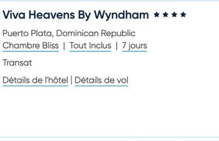 6 viajes todo incluido al Sur entre $880 y $1059 distintos a Cuba saliendo desde Montreal