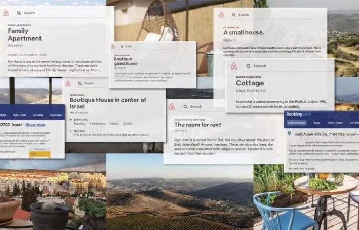 Airbnb y Booking, cómplices del Estado de Israel y del genocidio