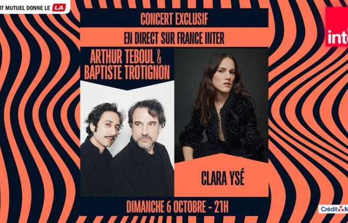 Cartel doble Arthur Teboul & Baptiste Trotignon y Clara Ysé