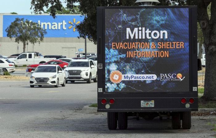 Mientras Milton se acerca, residentes de Florida llamaron a evacuar por “una cuestión de vida o muerte”