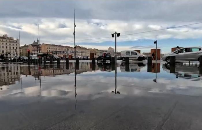 Inundaciones en Marsella tras las fuertes lluvias