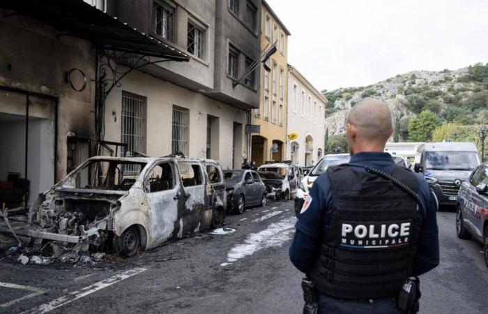 Refuerzos en Cavaillon tras el incendio de cuatro coches de policía