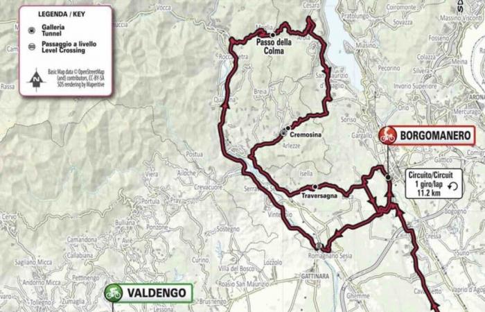 Tour del Piamonte 2024: recorrido detallado