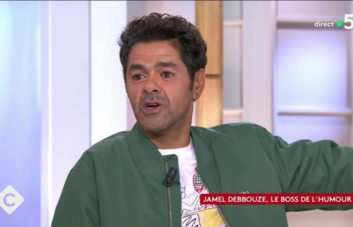 Jamel Debbouze sorprende a Anne-Élisabeth Lemoine al llegar al set de C à vous (Vídeo)