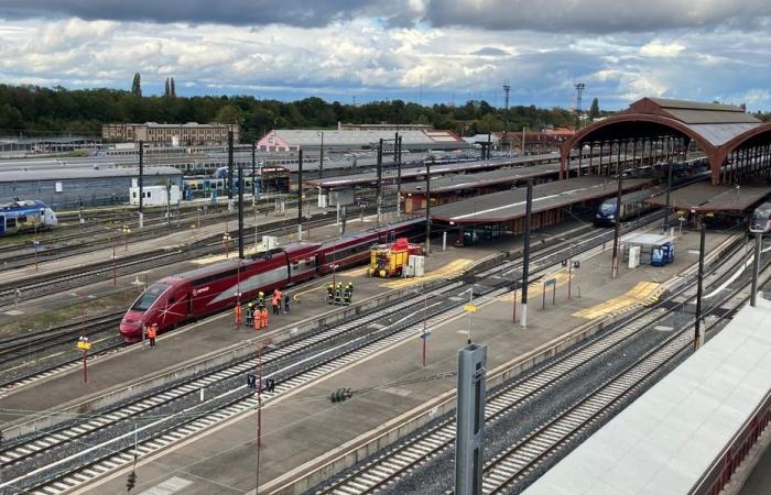 pasajeros evacuados, tráfico de trenes interrumpido