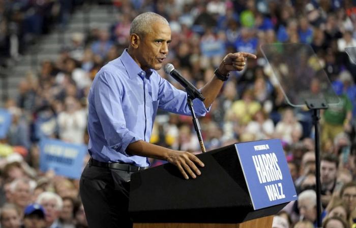 Barack Obama carga contra Donald Trump en apoyo a Kamala Harris