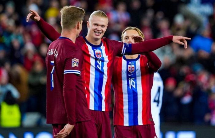 Erling Haaland se convierte en el máximo goleador histórico de Noruega