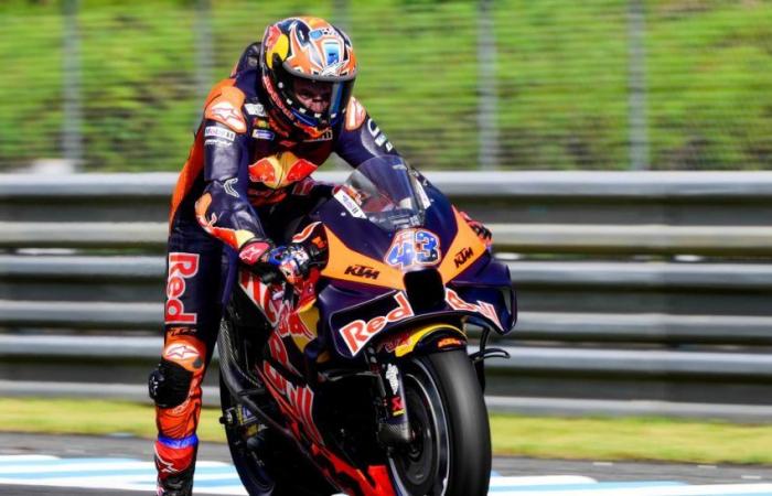 Jack Miller “se golpea la cabeza contra la pared” por culpa de su motocicleta