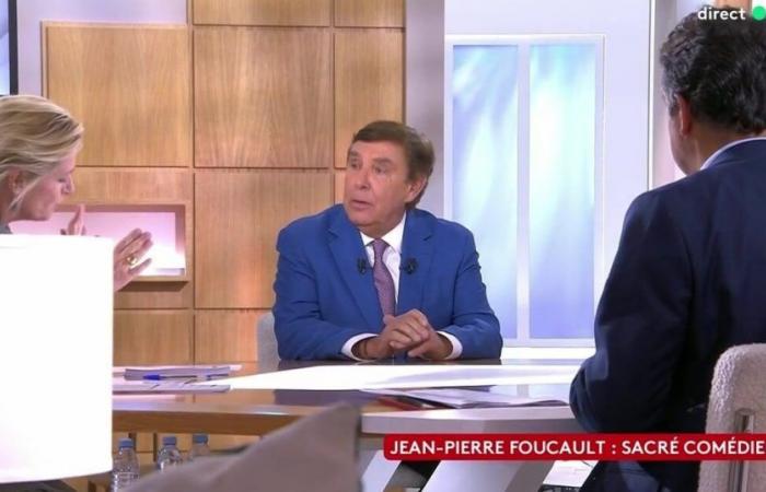 ¿Qué pasó con el ojo de Jean-Pierre Foucault? Anne-Elisabeth Lemoine preocupada en Cà vous (VIDEO)