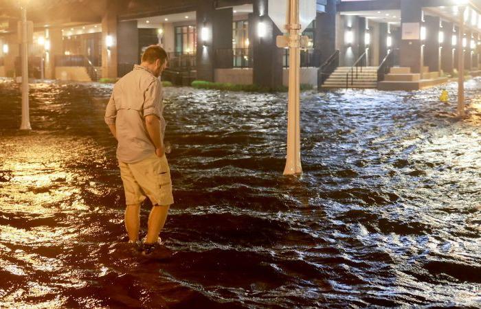 El huracán Milton toca tierra en Florida