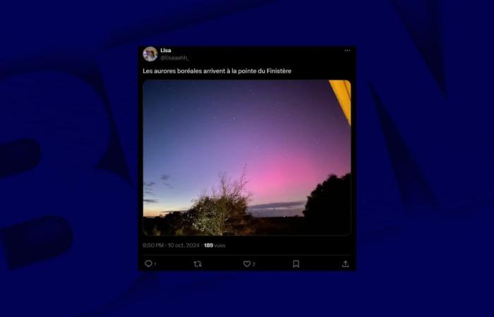 Las impresionantes imágenes de la aurora boreal observadas esta tarde en Francia