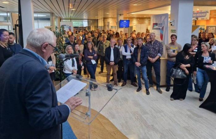 Trescientos empresarios se reunieron en el Quai des Réseaux de Quimper