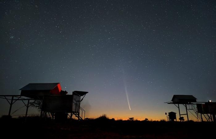 Las nubes podrían oscurecer la vista del cometa Tsuchinshan Atlas