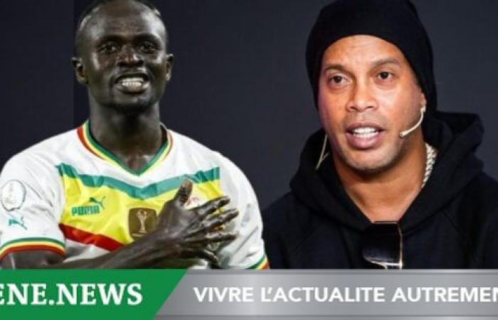 Ronaldinho imita a su ídolo Sadio Mané (foto)