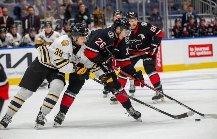 Los Remparts utilizan el método duro con Maddox Dagenais