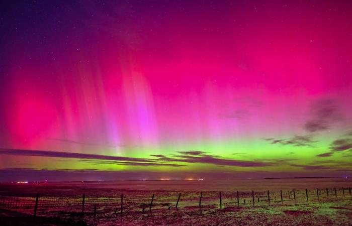 Tormenta solar provoca que la aurora boreal baile sobre Alemania