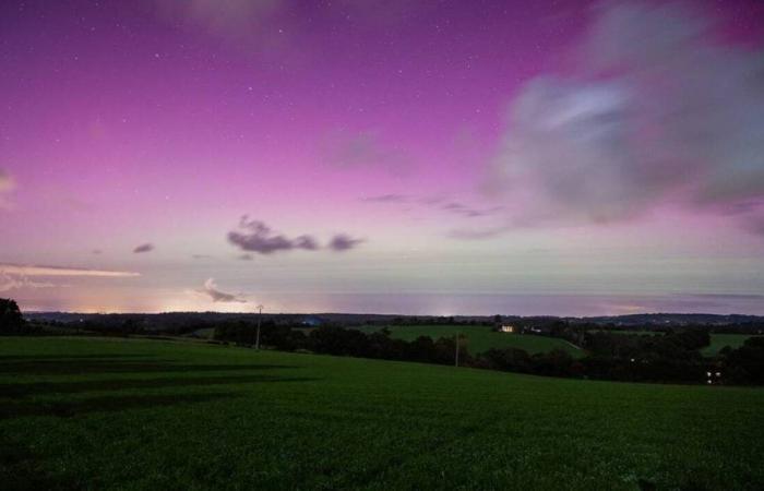 EN FOTOS. Descubre las auroras boreales que iluminaron anoche el cielo de Finisterre