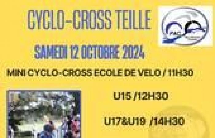 Moutiers les Mauxfaits 13 de octubre de 2024 participantes de ciclocross