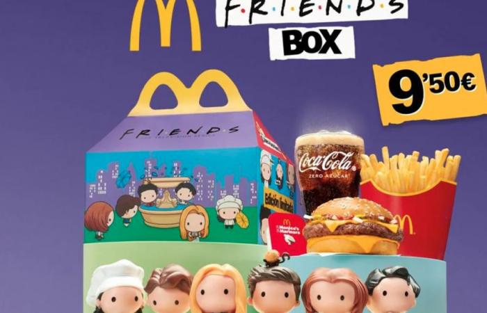 McDonald’s vende Happy Meals «Friends» para adultos