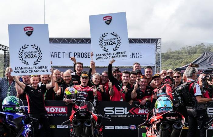 Ducati consigue su segundo título consecutivo de constructores en WorldSSP