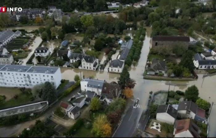 En Vendôme, los vecinos están en alerta porque el agua sigue subiendo.