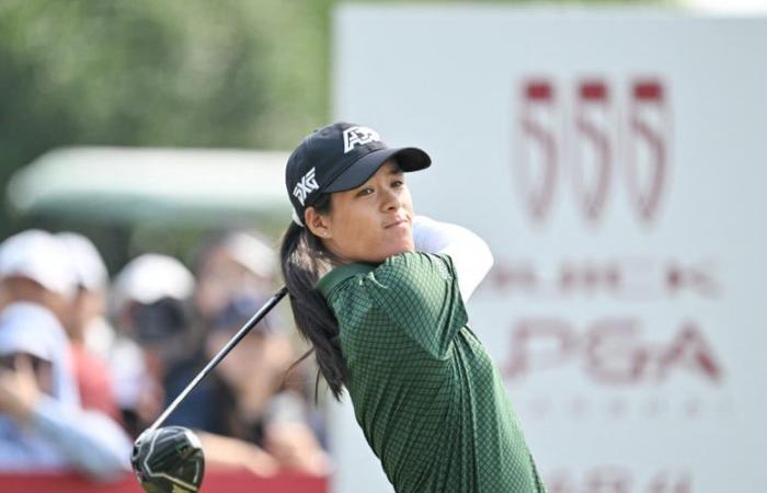 Céline Boutier sale del top 10, Mao Saigo líder en solitario