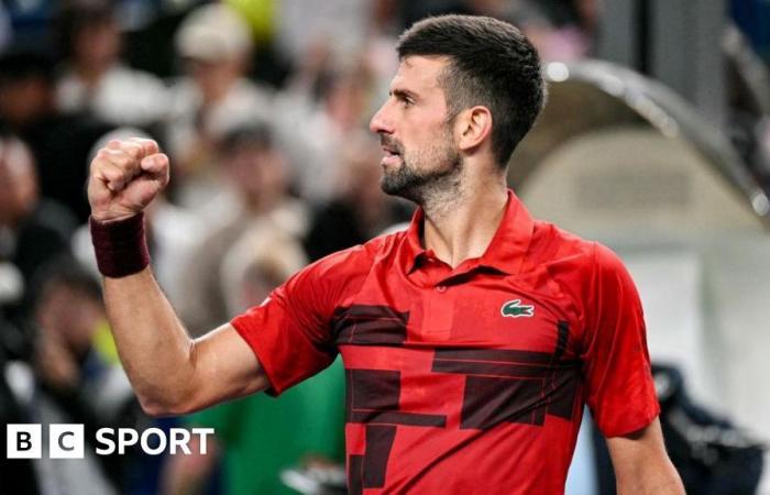 Novak Djokovic se enfrentará a Jannik Sinner en su lucha por el título ATP número 100