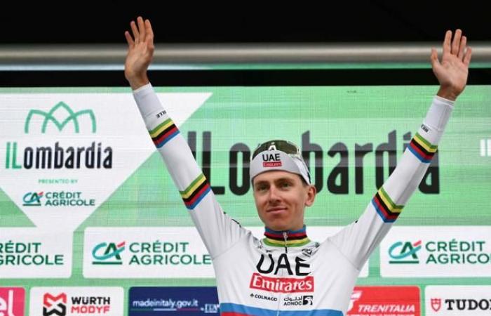 Tadej Pogacar gana el cuarto Tour de Lombardía consecutivo, su éxito número 25 esta temporada