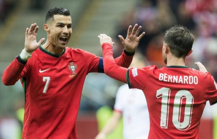 CR7 y Portugal siguen impecables ante Polonia