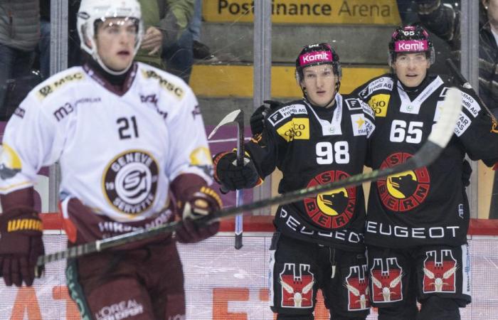 Genève-Servette impotente y derrotado 5 a 2 por el CP Berna