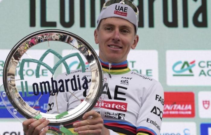 Pogacar gana por cuarta vez el Tour de Lombardía