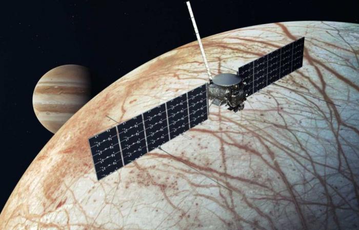 La sonda “Europa Clipper” explorará Júpiter y su luna Europa