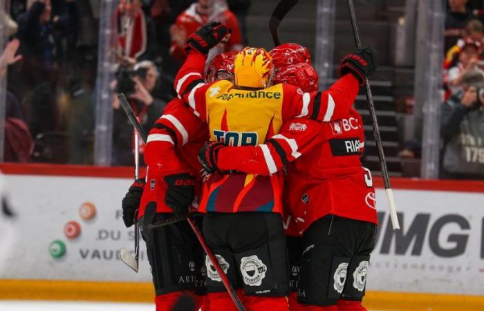 El LHC domina ampliamente Fribourg-Gottéron en el estadio Vaudoise – Lausanne HC