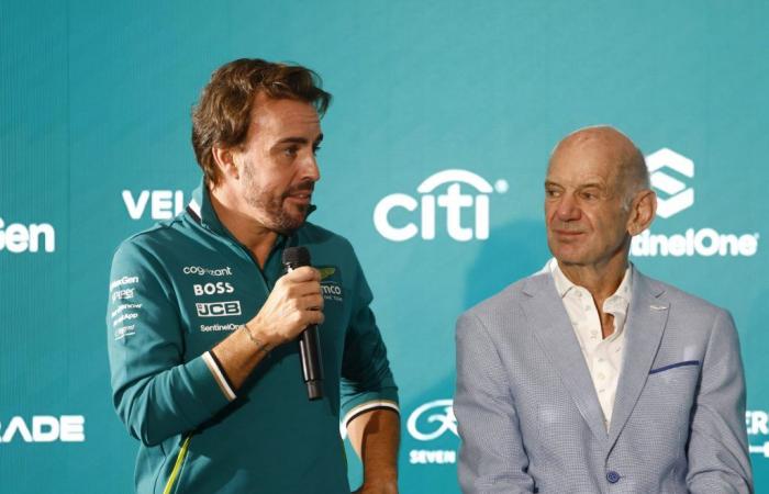 Alonso admite que Newey podría retrasar el retiro de la F1