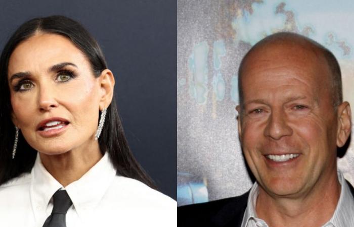 Demi Moore revela cómo aceptó el diagnóstico de Bruce Willis