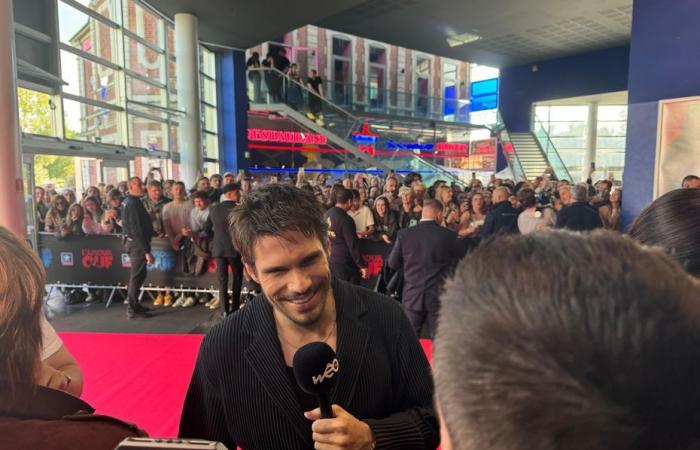 Las estrellas de “L’amour ouf” se reunieron para el preestreno de la película cerca de Lille