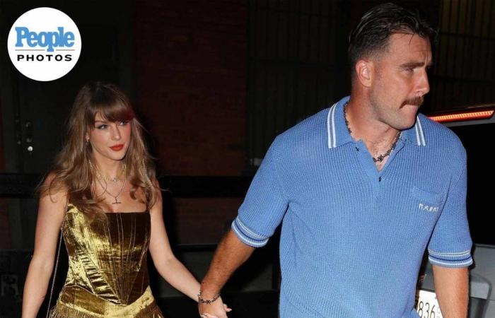 Taylor Swift y Travis Kelce van de la mano para una linda cena en Nueva York