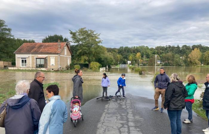 El declive comienza en el valle del Loir invadido por el agua