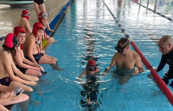 Apnea, hockey subacuático… Esta piscina de Sena Marítimo acoge una competición insólita