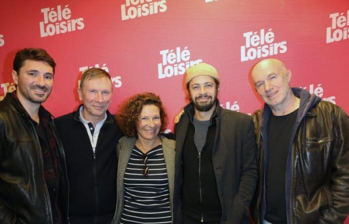 Sylvie Flepp, Ambroise Michel, Thierry Ragueneau, Geoffrey Sauveaux y Pierre Martot se reunieron para celebrar el 20º aniversario de la serie (FOTOS)