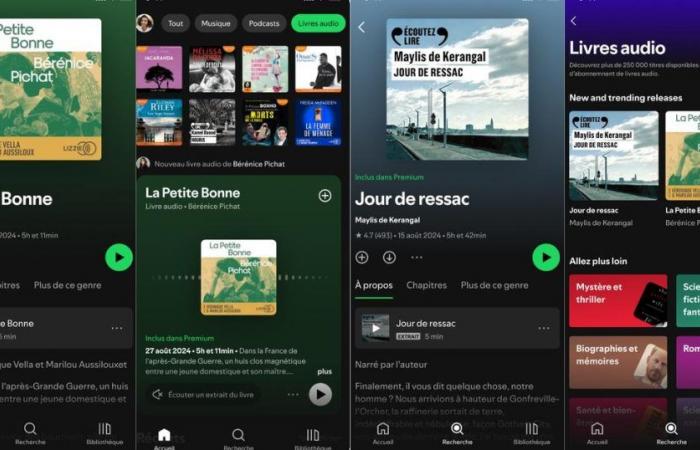 Spotify se asocia con gigantes editoriales franceses para lanzar su oferta de audiolibros este lunes