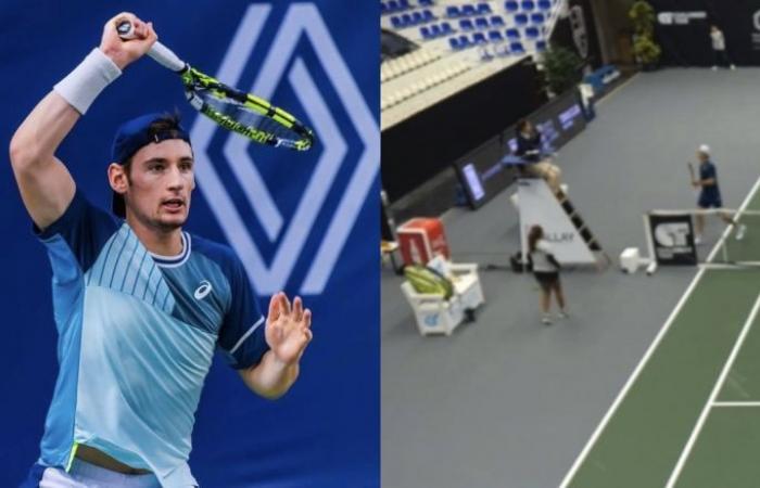 Tenis. Saint-Brieuc (CH) – Royer explotó ante el árbitro: “¡Eres una vergüenza!”