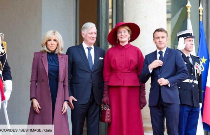 VIDEO GALA – Mathilde y Philippe de Bélgica en París: Brigitte Macron firma un elegante look de otoño que no deja dudas sobre su saber hacer en moda