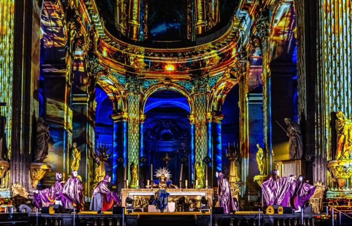 Paris Cœur de Lumières, el mayor espectáculo de luz y sonido en vivo llega a la iglesia de Saint-Sulpice