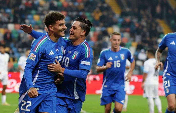 Italia venció 4-1 a Israel en la Liga de Naciones